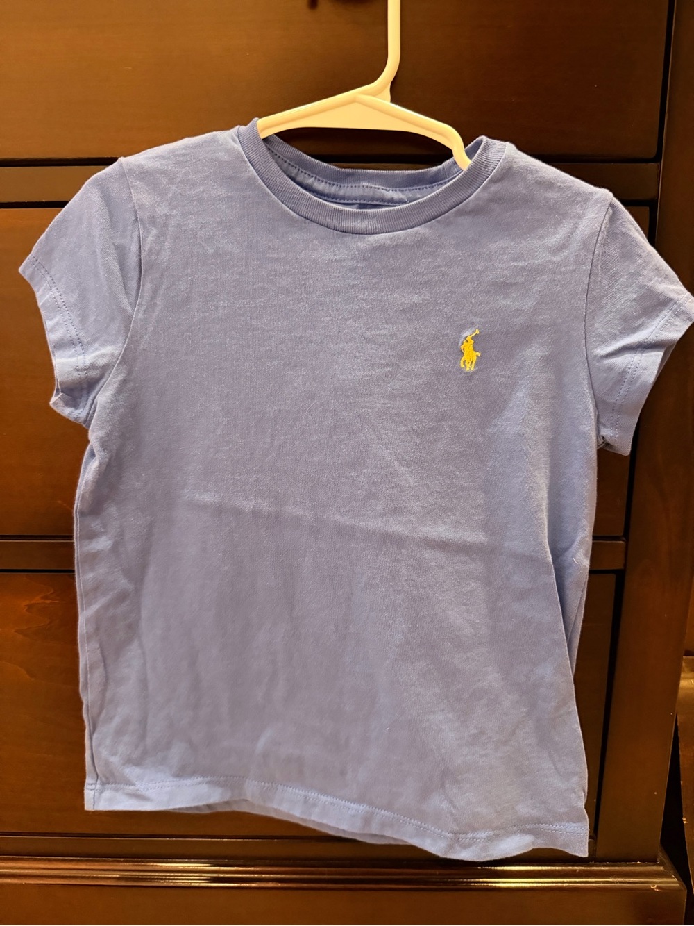 Polo by Ralph Lauren Light Blue Short Sleeve Tee with Yellow Pony